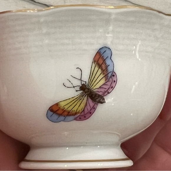 Herend Rothschild Small Footed Trinket Bowl - Picture 6 of 15